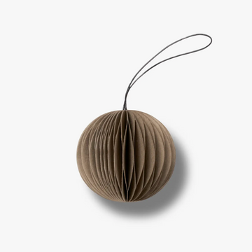 Ball paper Ornament / macchiato