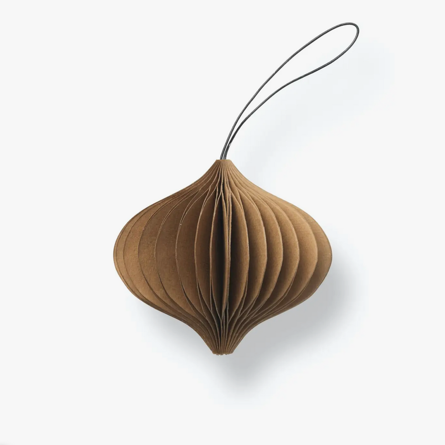 Onion Paper Ornament / CARMEL
