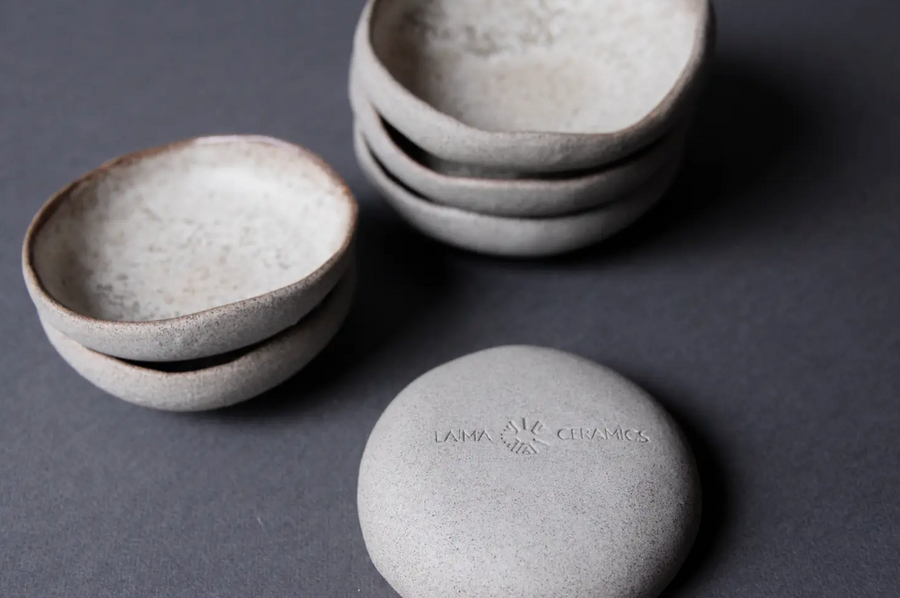 Laima Dune Stoneware Low Bowl