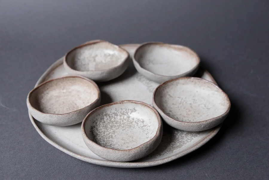 Laima Dune Stoneware Low Bowl