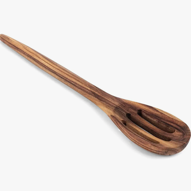 Acacia Wood Slotted Spoon