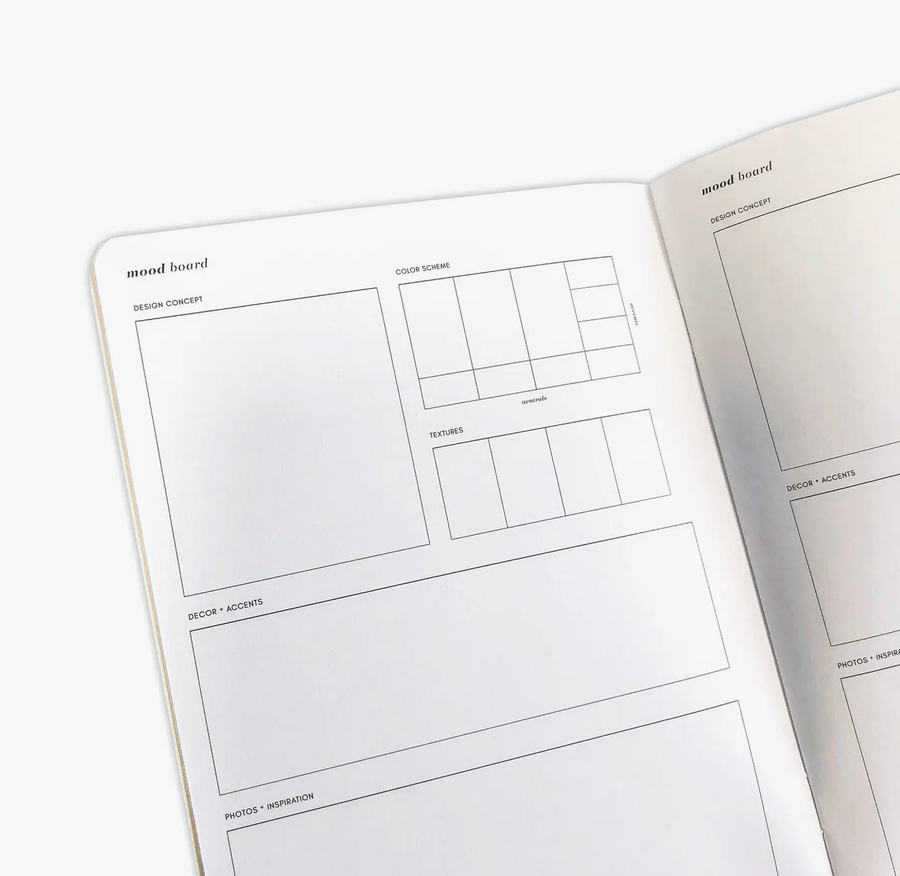 Home Refresh + Renovation Notebook