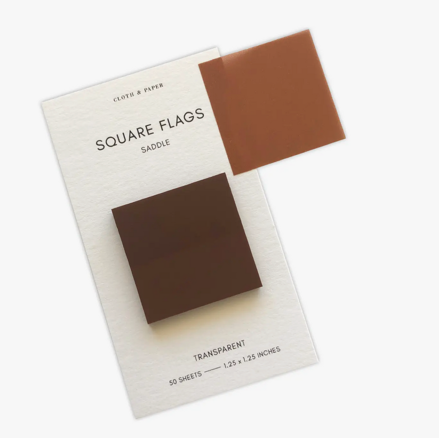Square Transparent Page Flags