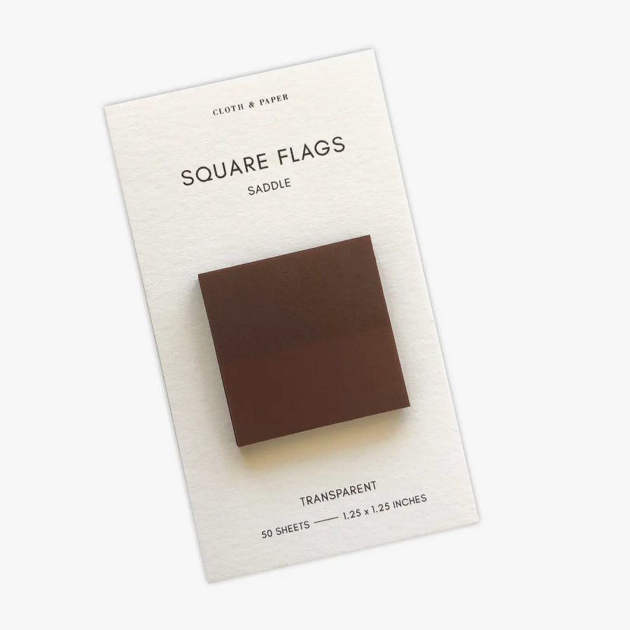 Square Transparent Page Flags