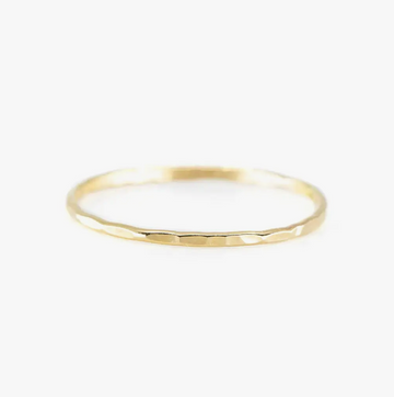 Hammered Ring / 14k Gold Filled