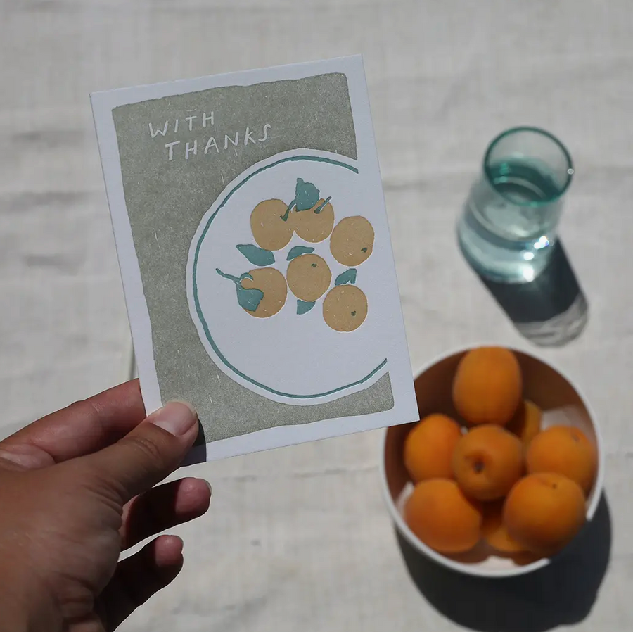 With Thanks Greeting Card