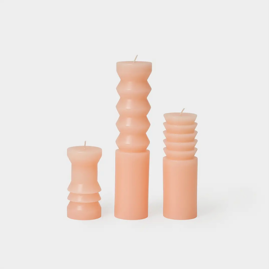 Totem Candle (medium blush)