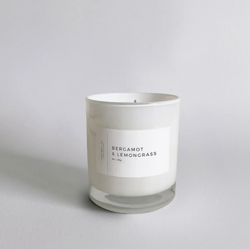 Bergamot & Lemongrass White Tumbler