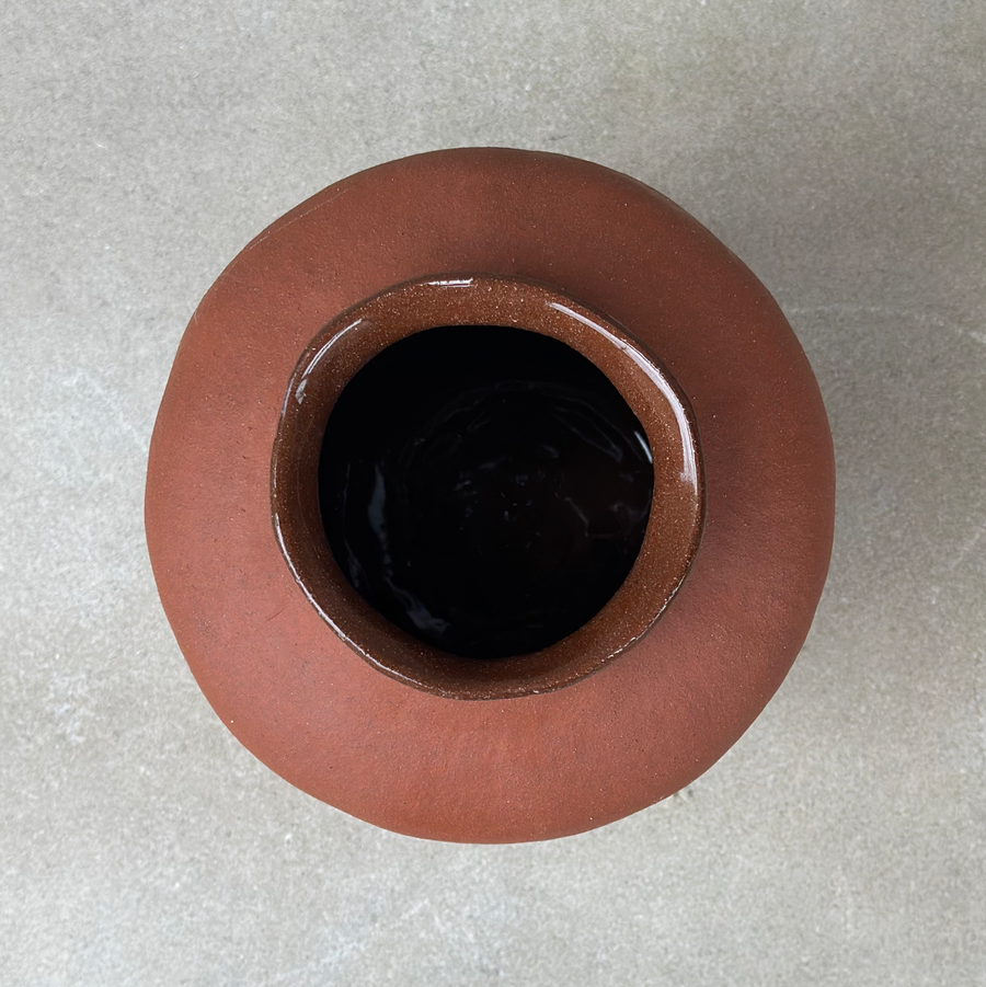 Carnevale XL Tall Red Coil Vessel