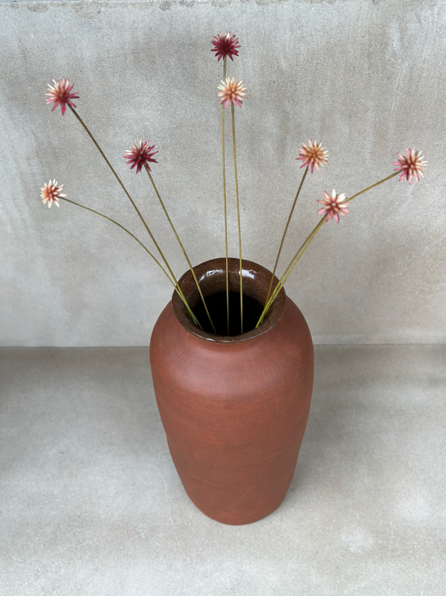 Carnevale XL Tall Red Coil Vessel