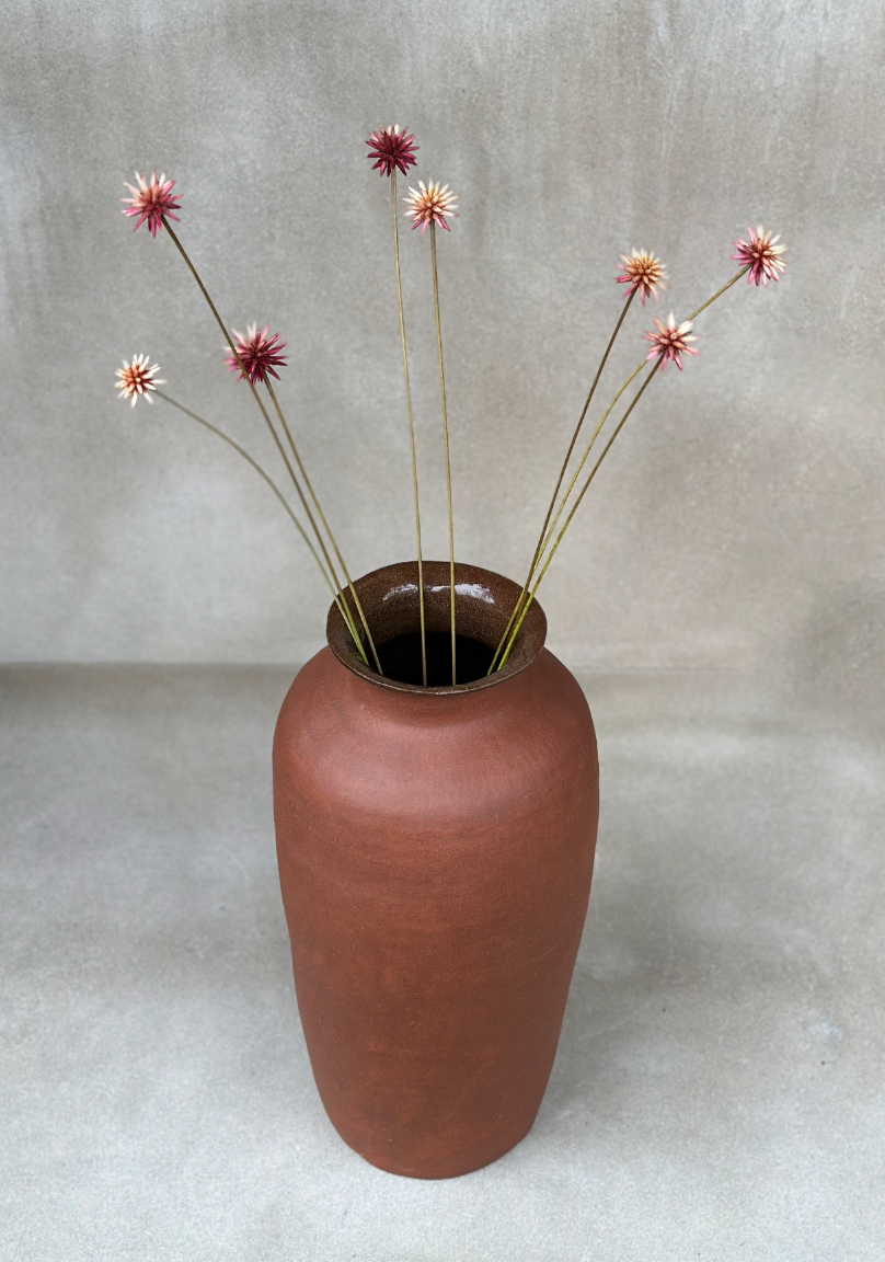 Carnevale XL Tall Red Coil Vessel