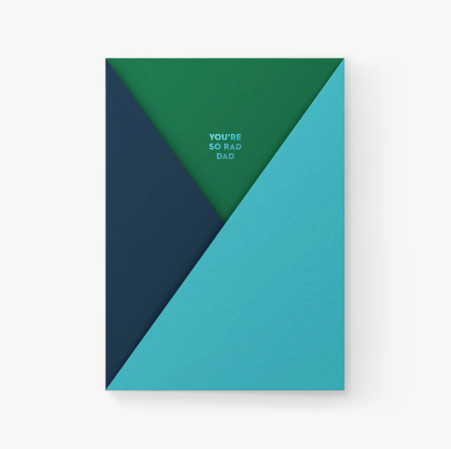 Rad Dad Pocket Greeting Card