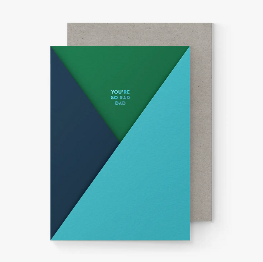 Rad Dad Pocket Greeting Card