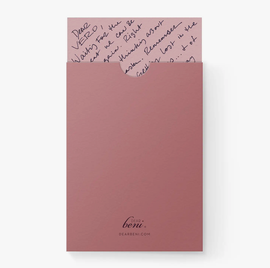 Mauvelous Pocket Greeting Card