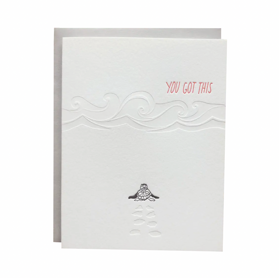 You Got This Letterpress Card