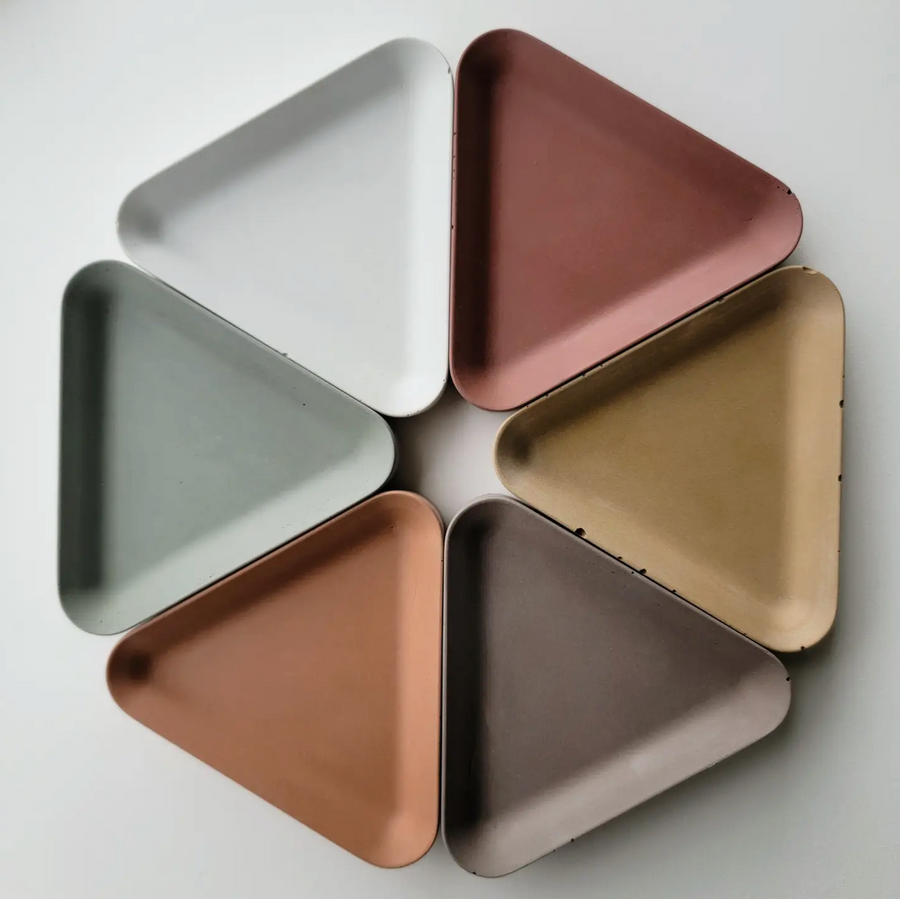 Concrete Trinket Tray / Vineyard