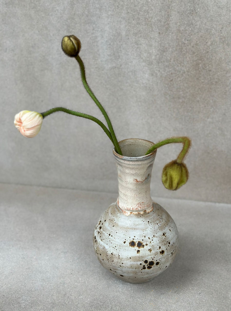 Snowy Winterwood Orb Vase