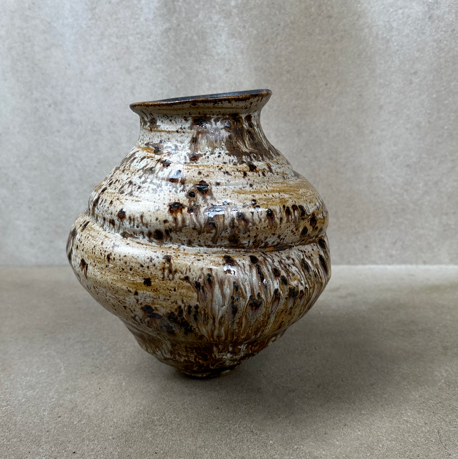 Goldie Pot Sandstorm Lump Vase