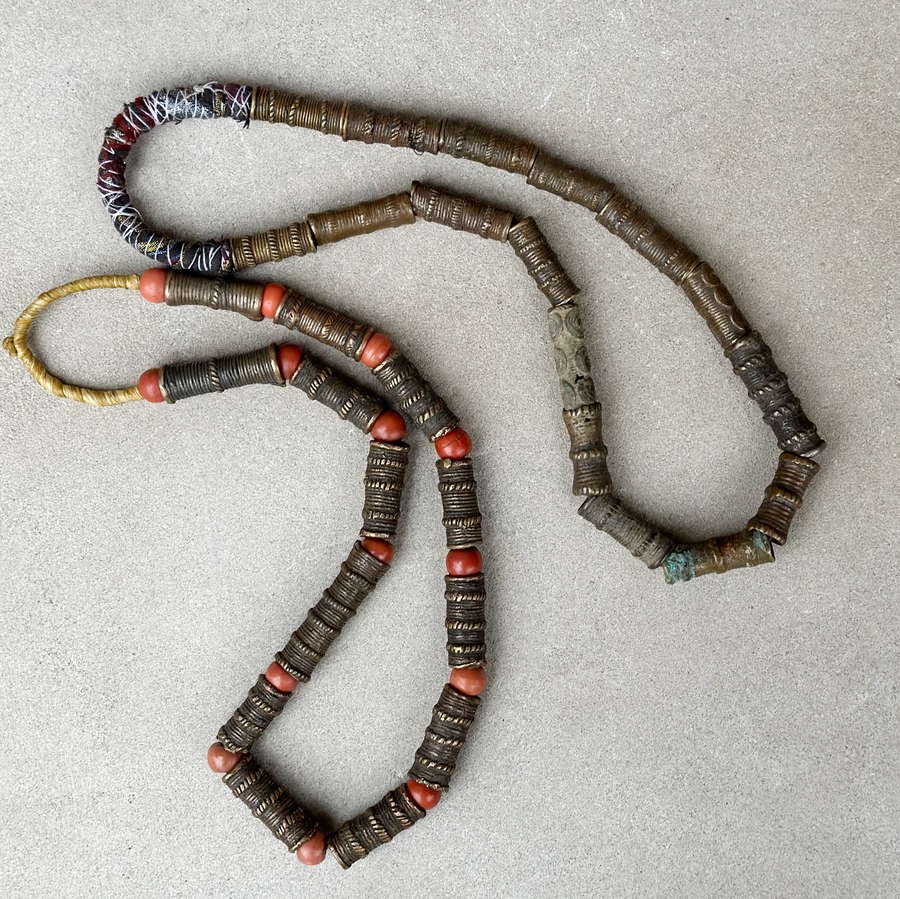 Antique African Cast Bronze Beads