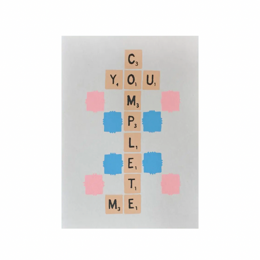 You Complete Me Card