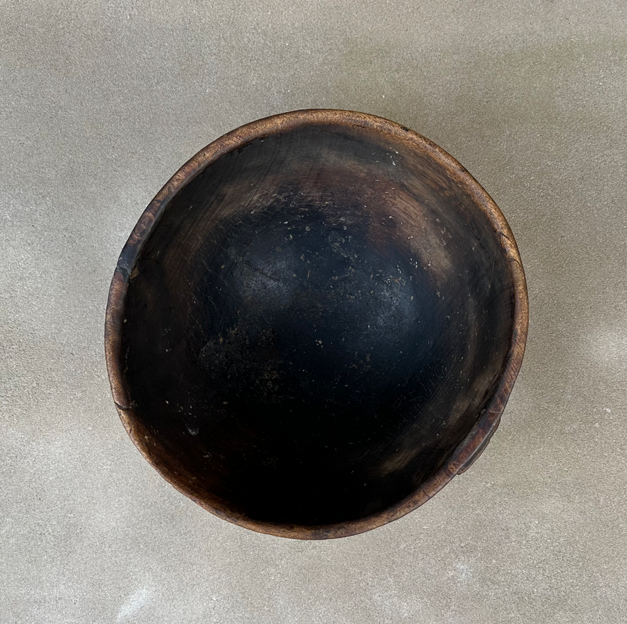 Hausa Engraved Wooden Bowl / Small