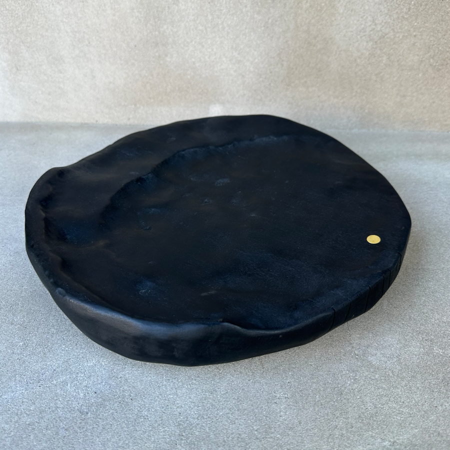 CN Charred Maple Round Tray