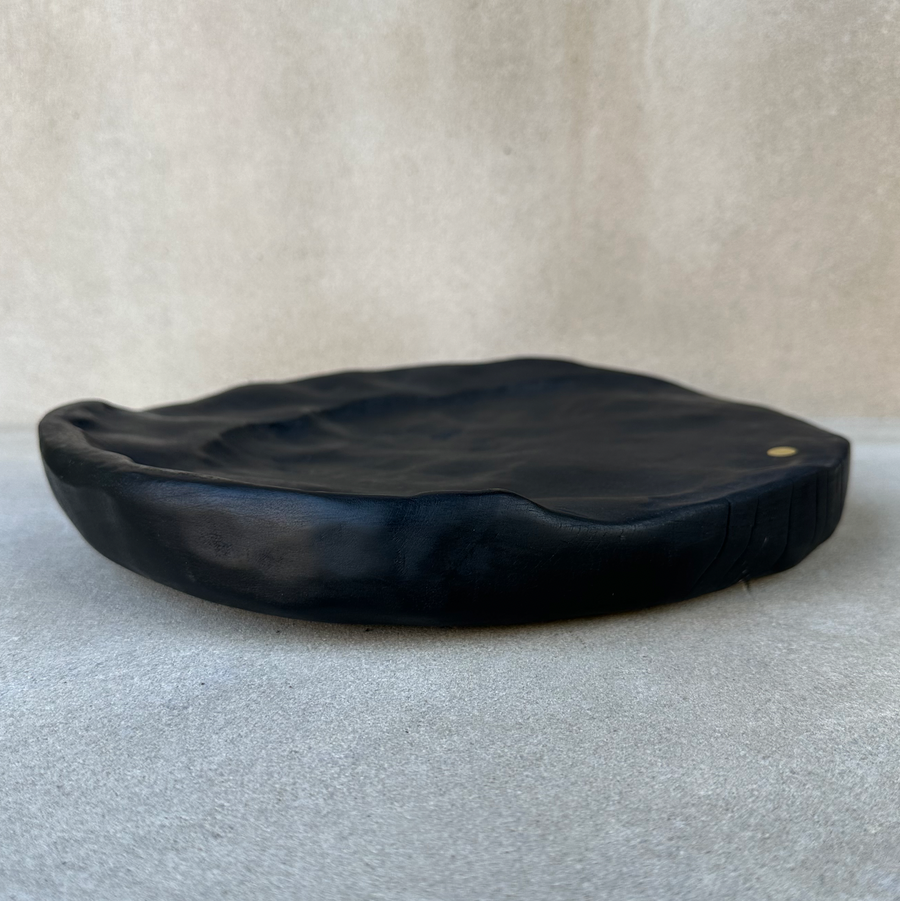 CN Charred Maple Round Tray