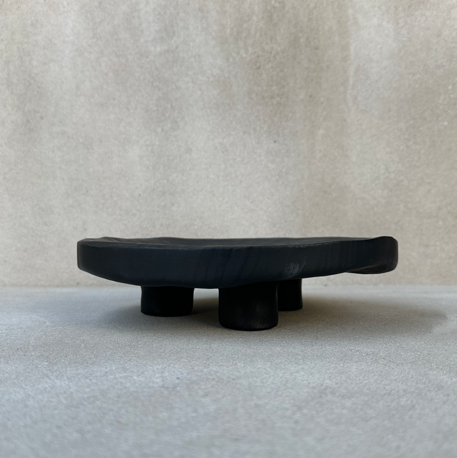 CN Charred Maple Tri-Foot Tray