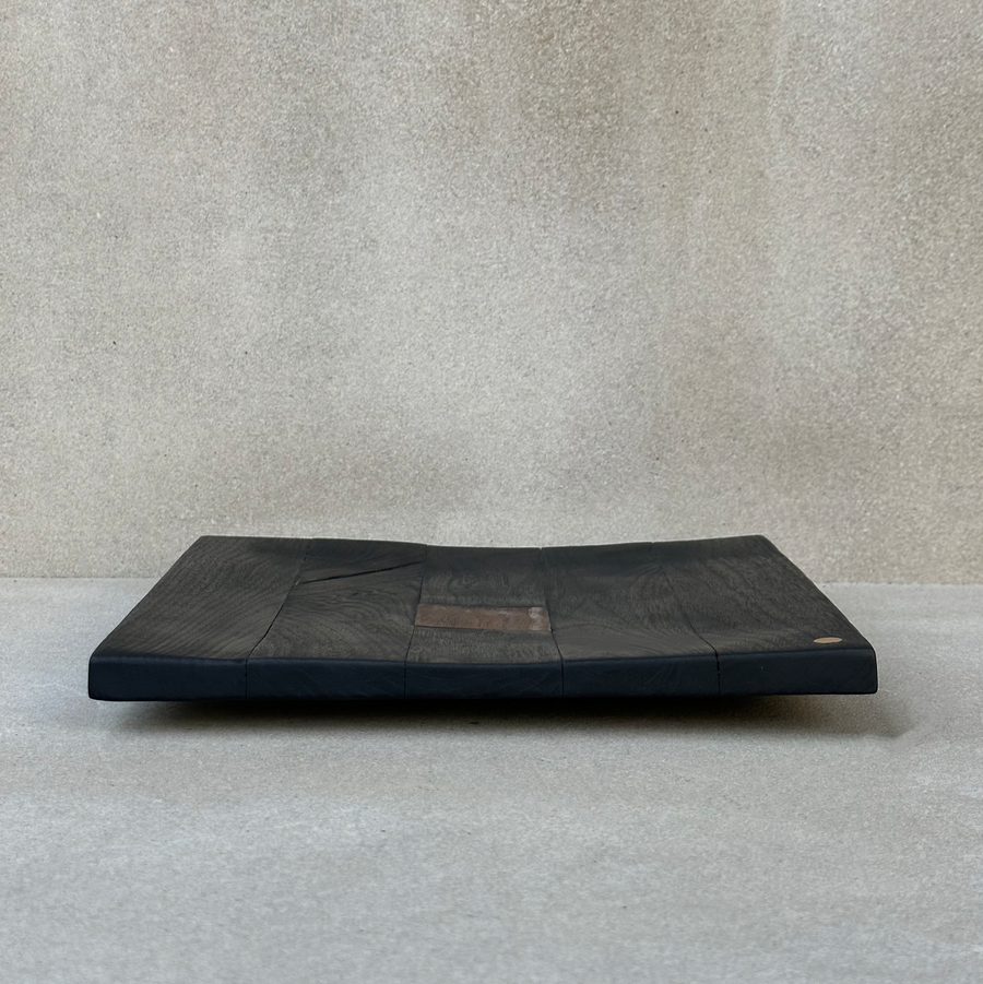 CN Charred Square in Square Tray