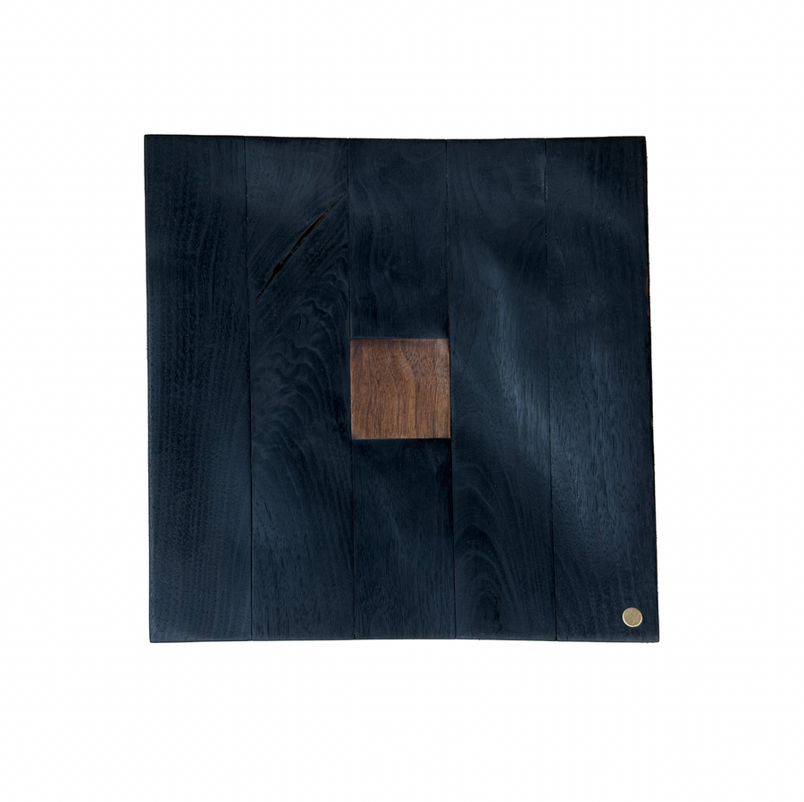 CN Charred Square in Square Tray