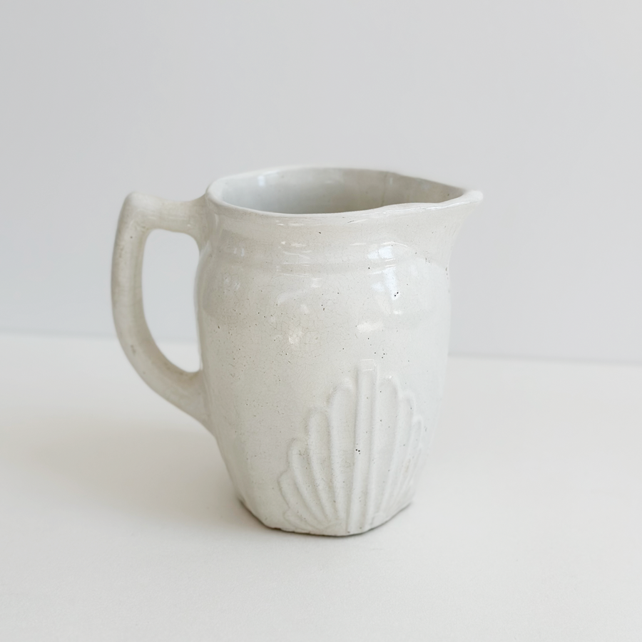 Vintage Art Deco Stoneware Pitcher