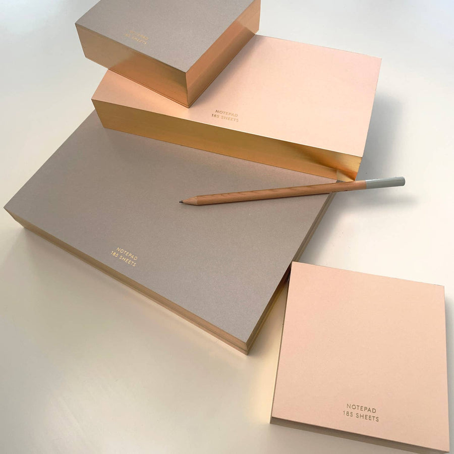 GREIGE ColorPad with Gilded edge - MEDIUM LONG