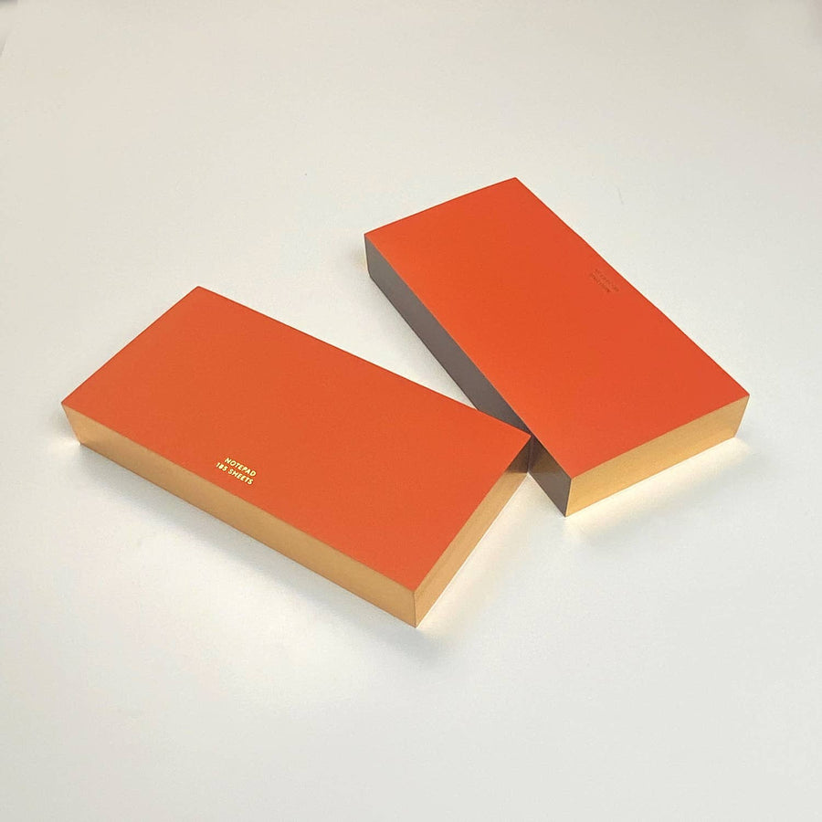 Red ColorPads with Gilded edge - MEDIUM LONG