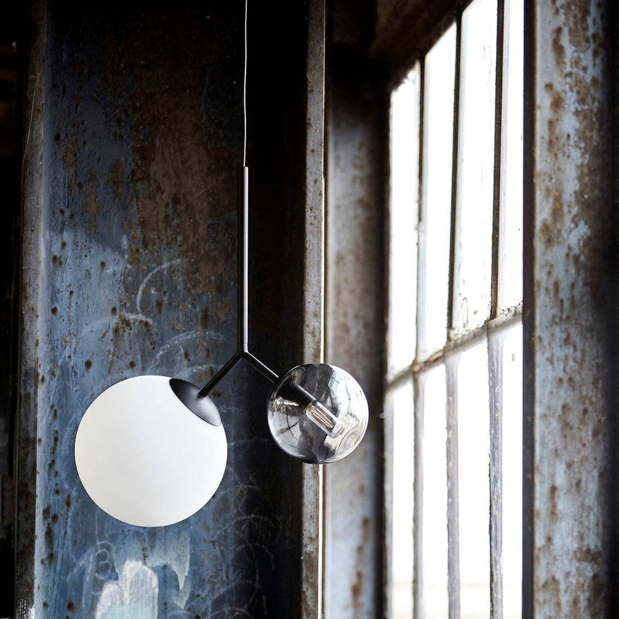 Twice Black Ceiling Light
