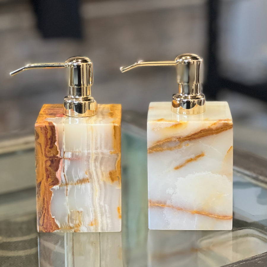 Onyx Marble Soap Dispenser