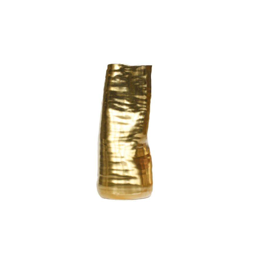 TEGAN CERAMIC VASE / GOLD
